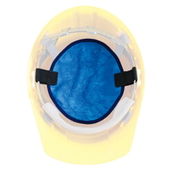 Ergodyne Chill-Its 6715CT Blue Hard Hat Cooling Pad - PVA 12597 [6 Pack]
