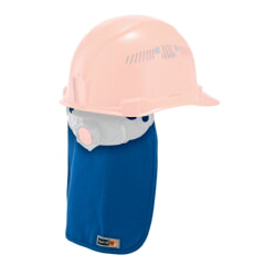 Ergodyne Chill-Its 6717FR Blue FR Cooling Hard Hat Pad and Neck Shade 12657