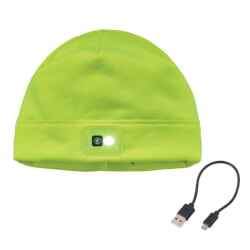 Ergodyne 16790 N-Ferno Winter Skull Cap with LED Light