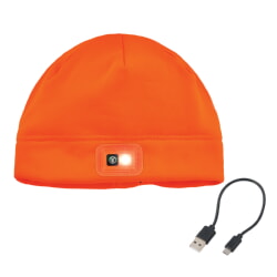 Ergodyne 16791 N-Ferno Winter Skull Cap with LED Light