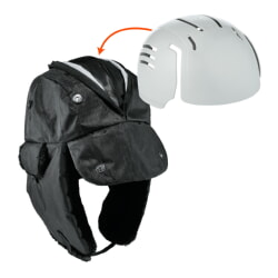 Ergodyne N-Ferno 6802ZI S/M Kit Black Zippered Trapper Hat Bump Cap Insert