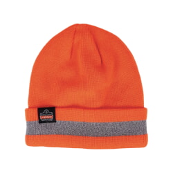 Ergodyne N-Ferno 6803 One Size Orange Reflective Winter Beanie