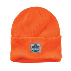 Ergodyne N-Ferno 6806 Orange Cuffed Rib Knit Winter Hat [6 Pack]