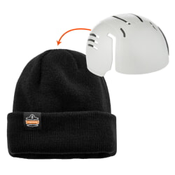 Ergodyne N-Ferno 6811ZI Black Beanie Hat(Bump Cap Included)