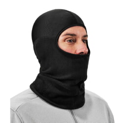 Ergodyne N-Ferno 6822 Black Balaclava Face Mask - Spandex Top