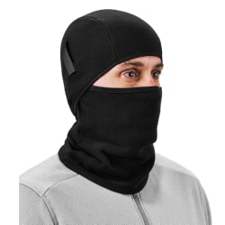 Ergodyne N-Ferno 6826 Black Balaclava Face Mask - 2-pc Fleece [12 Pack]