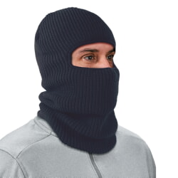Ergodyne N-Ferno 6829 Freezer Balaclava Face Mask - 2-Layer, Acrylic Rib Knit - Navy