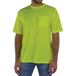 Ergodyne 8092 GloWear Hi-Vis Green T-Shirt with UPF 30+