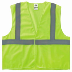 Ergodyne 8205HL GloWear Hi-Vis Green Safety Vest Type R Class 2