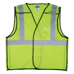 Ergodyne GloWear 8216BA Class 2 Breakaway Mesh Vest with ID Holder - Lime