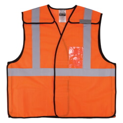 Ergodyne GloWear 8216BA Class 2 Breakaway Mesh Vest with ID Holder - Orange