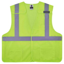 Ergodyne GloWear 8217BA Class 2 Breakaway Mesh Vest - Lime