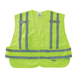 Ergodyne GloWear 8244PSV Class 2 Expandable Public Safety Vest - Lime