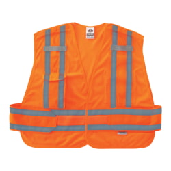 Ergodyne GloWear 8244PSV Class 2 Expandable Public Safety Vest - Orange