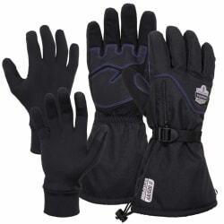 Ergodyne ProFlex 825WP Black Thermal Winter Work Gloves