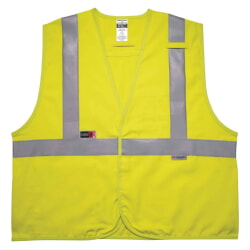Ergodyne GloWear 8261FRHL Class 2 FR Safety Vest Dual Compliant Hook Loop - Lime