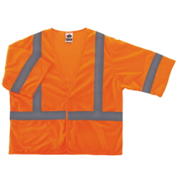 Ergodyne GloWear 8310HL Class 3 Economy Vest Hook Loop - Orange