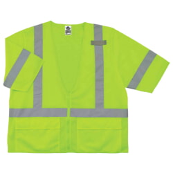 Ergodyne GloWear 8320Z Class 3 Standard Vest with Zipper - Lime
