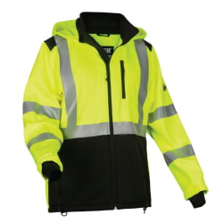 Ergodyne GloWear 8353 Softshell Water-Resistant Jacket - Hi-Vis Lime