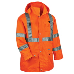 Ergodyne GloWear 8365 Rain Jacket Class 3 - Hi-Vis Orange
