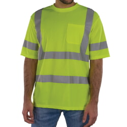 Ergodyne 8367 Hi-Vis Green T-Shirt Type R Class 3 Safety Apparel