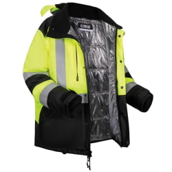 Ergodyne GloWear 8390 Hi-Vis Winter Jacket with AmpliFIRE™ Heat Reflective Lining - Type R, Class 3
