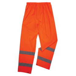 Ergodyne GloWear 8916 Lightweight Rain Pants Class E Hi-Vis Orange