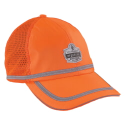 Ergodyne GloWear 8930 Orange Hi-Vis Baseball Cap