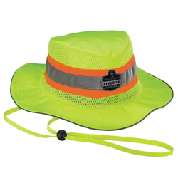 Ergodyne Chill-Its 8935MF Hi-Vis Microfiber Ranger Sun Hat - Lime
