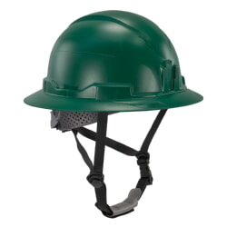 Ergodyne 60545 Skullerz 8963 Green Full Brim Safety Helmet Type 2 Class E