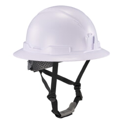 Ergodyne 60540 Skullerz 8963 White Full Brim Safety Helmet Type 2 Class E