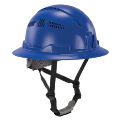 Ergodyne 60563 Skullerz 8964 Blue Full Brim Safety Helmet Type 2 Class C