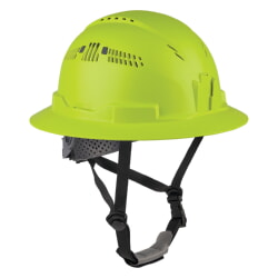 Ergodyne 60561 Skullerz 8964 Hi Viz Green Full Brim Safety Helmet Type 2 Class C