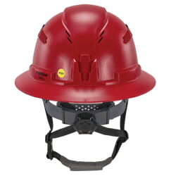 Ergodyne 60614 Skullerz 8964-MIPS Red Full Brim Safety Helmet Type 2 Class C