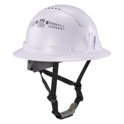 Ergodyne 60560 Skullerz 8964 White Full Brim Safety Helmet Type 2 Class C