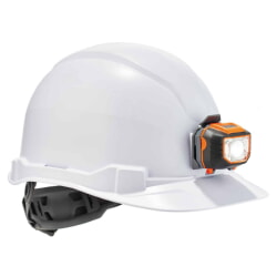 Ergodyne Skullerz 8970LED White Hard Hat Cap-Style LED Light Type 1 Class E