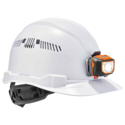 Ergodyne Skullerz 8972LED White Class C Hard Hat Cap-Style LED Light