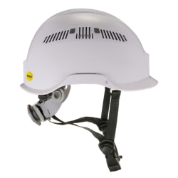 Ergodyne Skullerz 8975-MIPS White Safety Helmet with MIPS Vented Type 1 Class C
