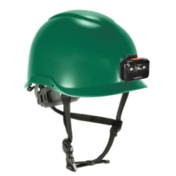 Ergodyne 60282 Skullerz 8976LED Safety Helmet with LED Light Green