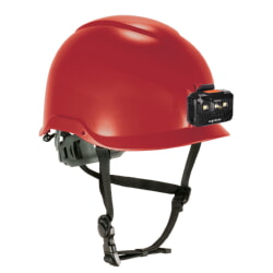 Ergodyne 60283 Skullerz 8976LED Safety Helmet with LED Light Red