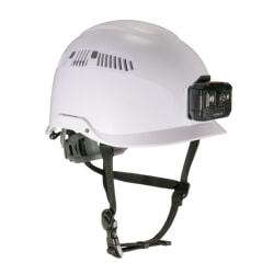 Ergodyne Skullerz 8977LED White Safety Helmet LED Light Vented Type 2 Class C 60265