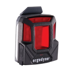 Ergodyne Skullerz 8993 Black Red Magnetic Rechargeable Headlamp