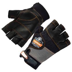 Ergodyne ProFlex 901 Black Leather Impact Gloves
