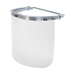 MCR Safety 102 Aluminum Cap Style Bracket for Hardhat Face Shield [6 Pack]