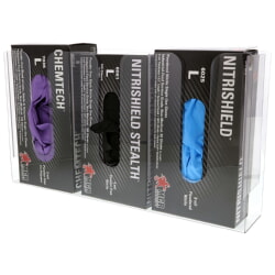 Acrylic Glove Dispenser with 3 slots