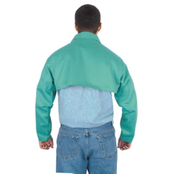 MCR Safety MCR39100 Green Cotton Cape Sleeve Welding Jacket