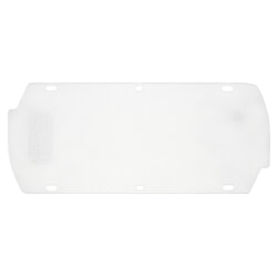 MCR Safety 494800 Clear PETG Face Shield, Double Matrix 7x16.75 [12 Pack]