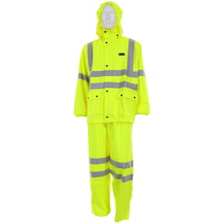 MCR Safety 5182 2 Piece Hi Vis Reflective Rain Suit - Class 3