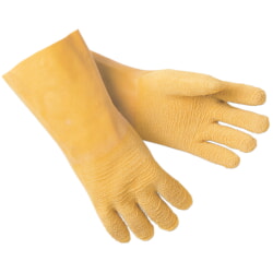 MCR Safety 6845 Rubber Dip Interlock Lining Gloves 12" [12 Pack]