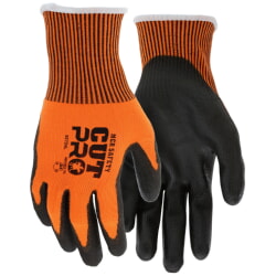 MCR Safety 92724 Cut A4  Resistant Work Gloves Touchscreen